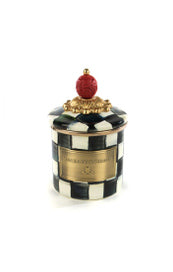 Courtly Check Enamel Canister Mini