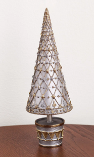 Holiday Royal Forest Winter Fantasy 9.5" Cone Tree