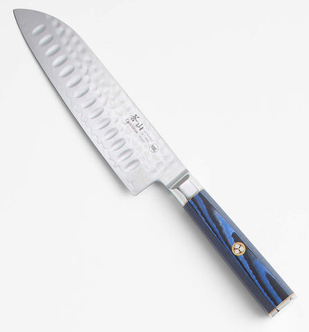 Cangshan Kita Santoku Knife with Sheath 7 inch Blue