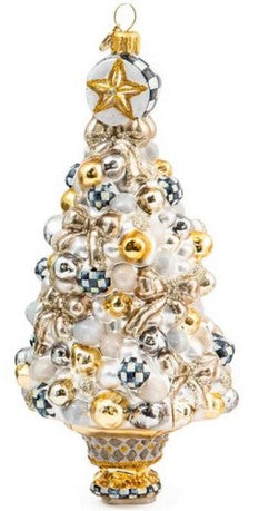 Glam Up Tree- Glass Ornament