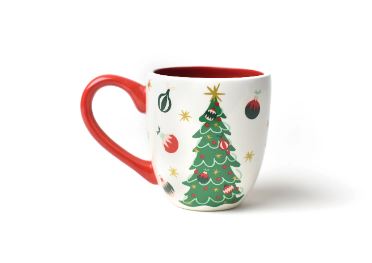 Christmas in the Village Trimmed Tree 4.25 Mug