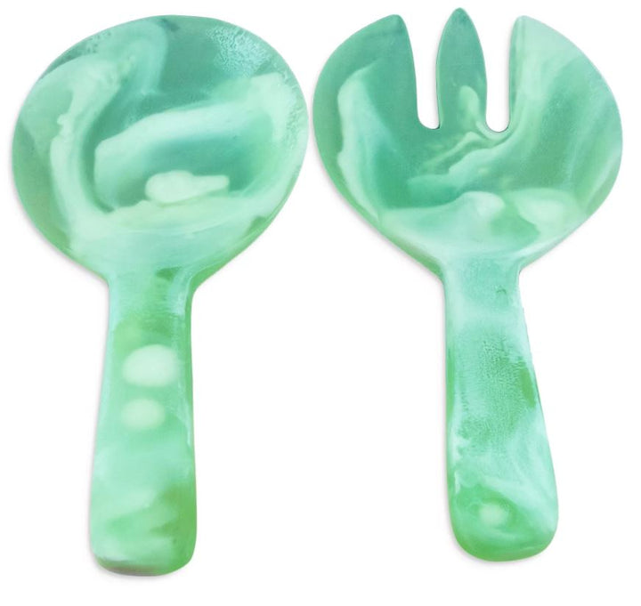 Jumbo Servers 2pc Mint Swirl