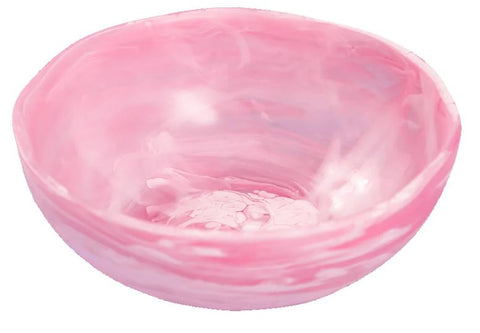 Wave Bowl Large Pink Swirl