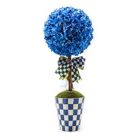 Royal Check Topiary Drop In - Large