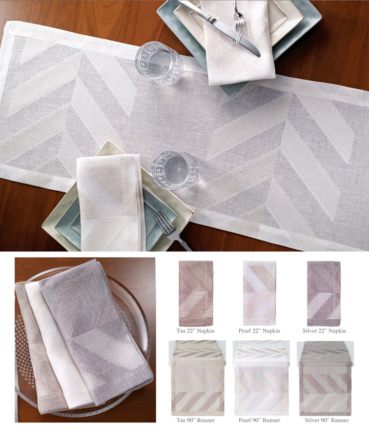 Insignia Silver Napkin Set of 5