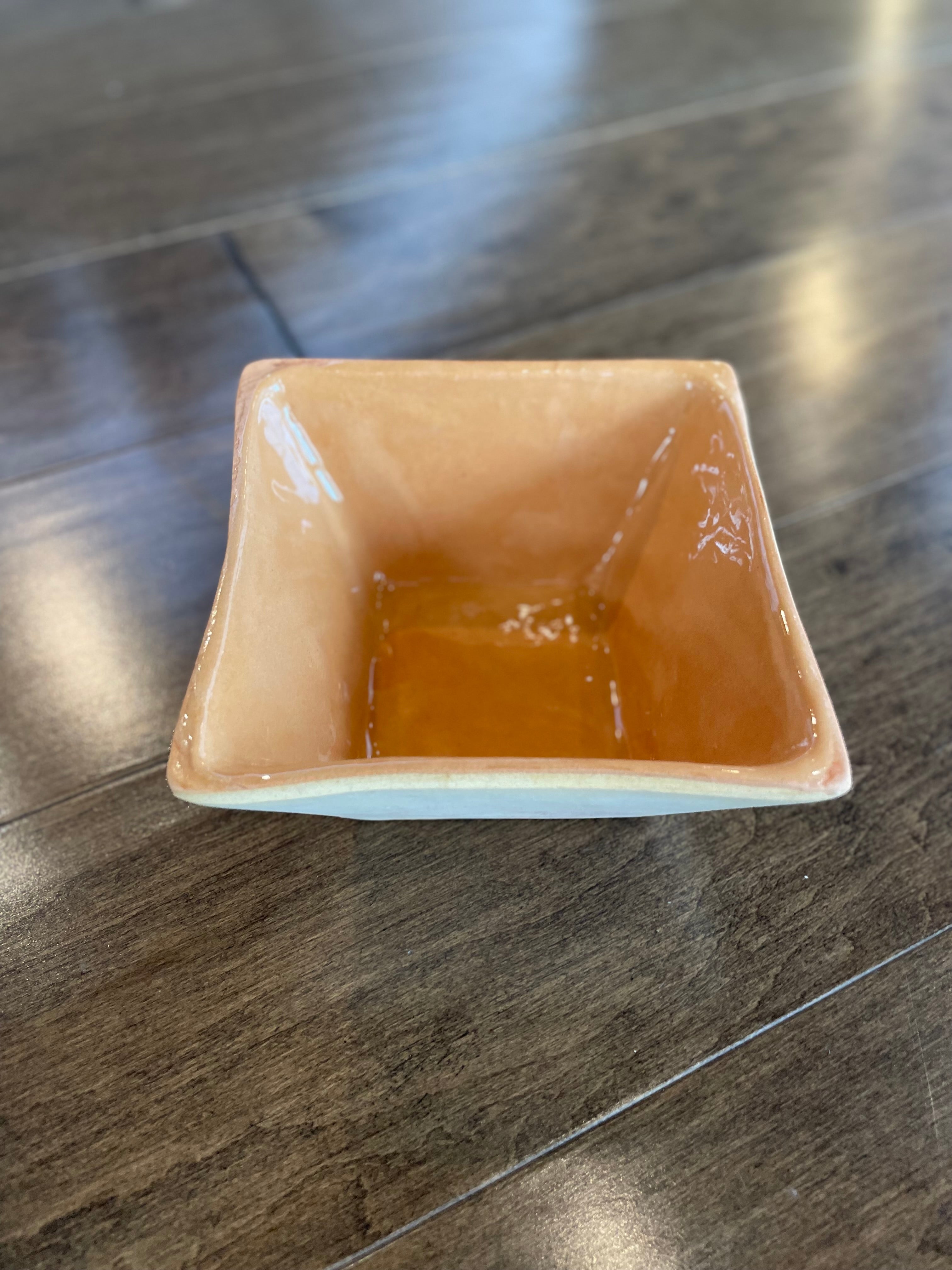 Square Dip Bowl Apricot