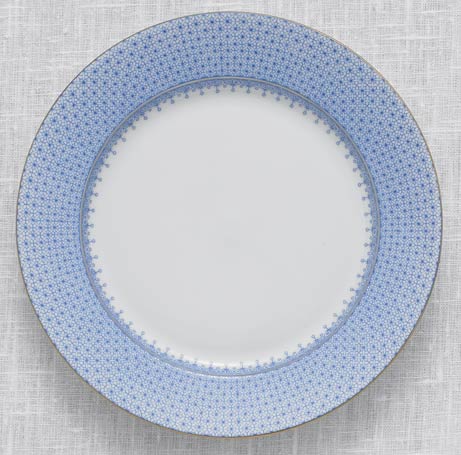 Cornflower Lace Blue Dessert Plate