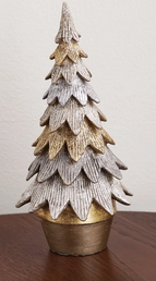 Holiday Royal Forest Champange 8.5" Cone Tree