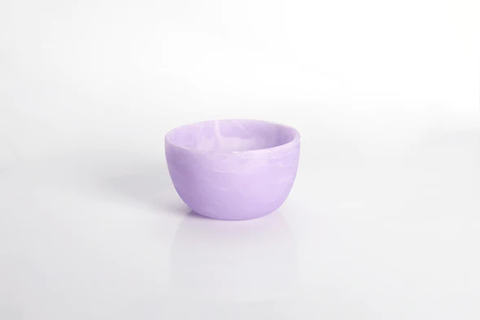 Deep Bowl Medium Lavender Swirl