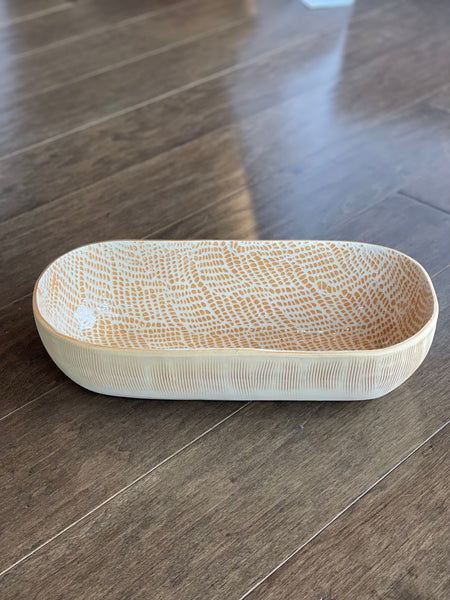 Bread Basket - Braid Apricot