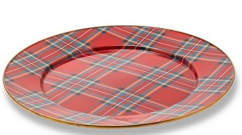 Tartastic Enamel Serving Platter- Red