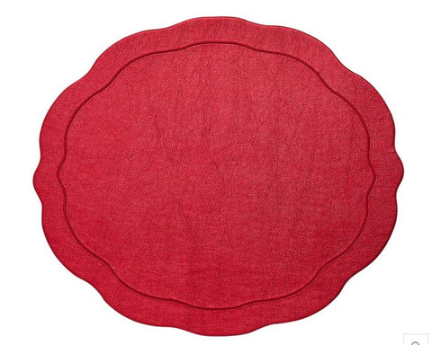 Tailored Red Placemat