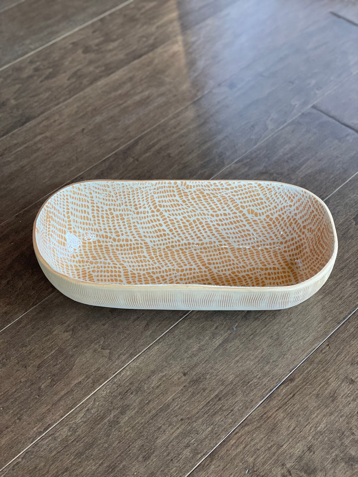 Bread Basket - Braid Apricot