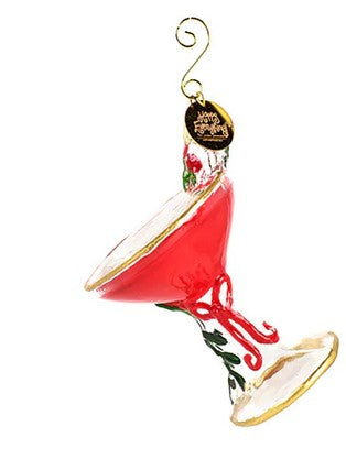 Christmas Cocktail Shaped Ornament
