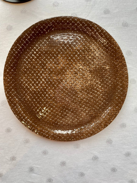 Mosaic Chestnut Charger