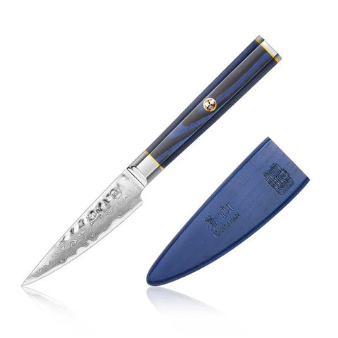 Kita Blue Paring Knife with Sheath 3.5 inch