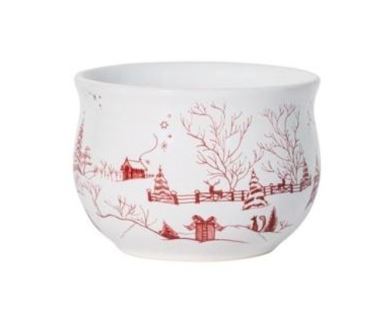 Country Estate Winter Frolic Ruby Comfort Bowl