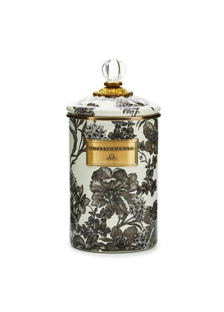 Sterling English Garden Canister Large
