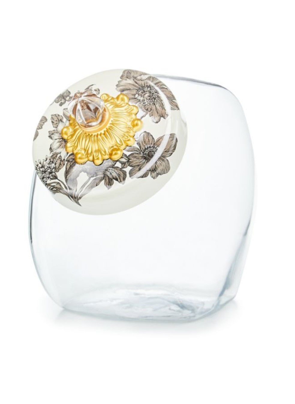 Sweets Jar with Sterling English Garden Lid