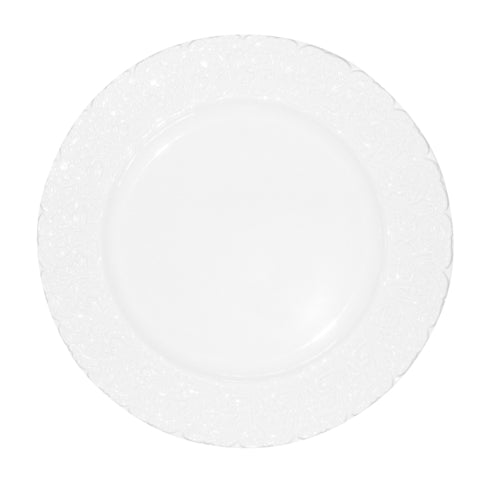 White Lace 32 cm Plate Set of 2