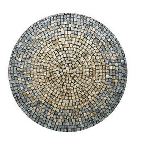 Shell Mosaic Placemat in Gray & Taupe