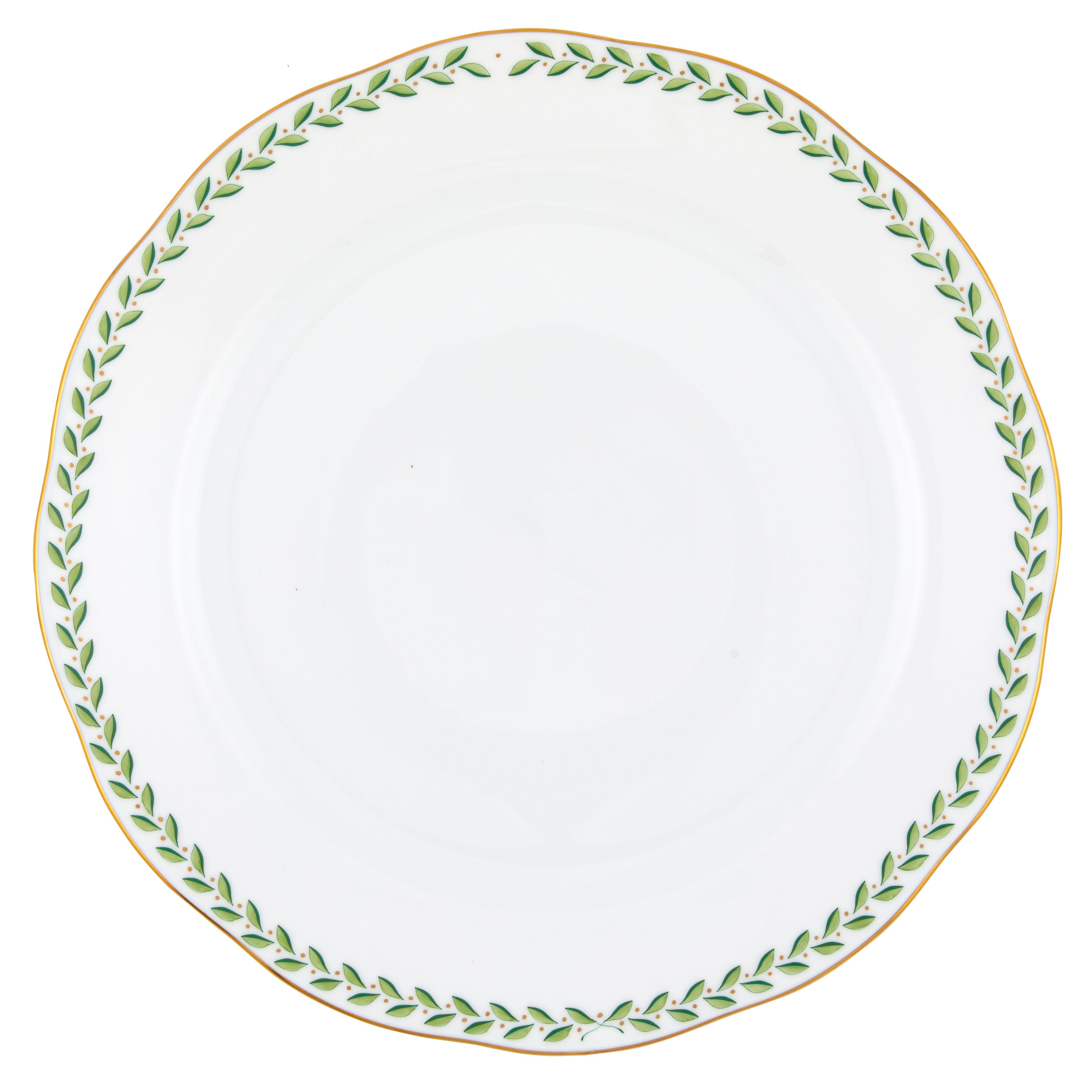 Green Laurel Dinner Plate
