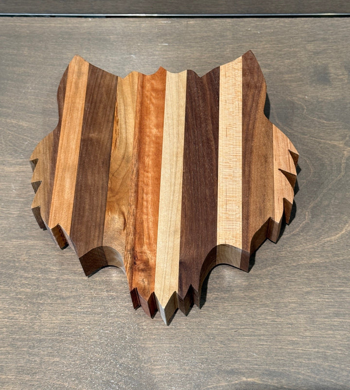 Red Wolf Striped Cutting Board Small
