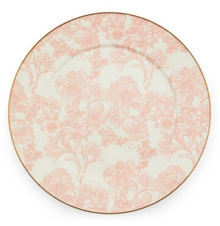 English Garden Enamel Serving Platter - Rosy