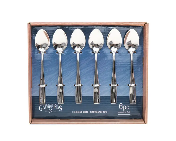 Set of Six Classic Appetizer Spoons