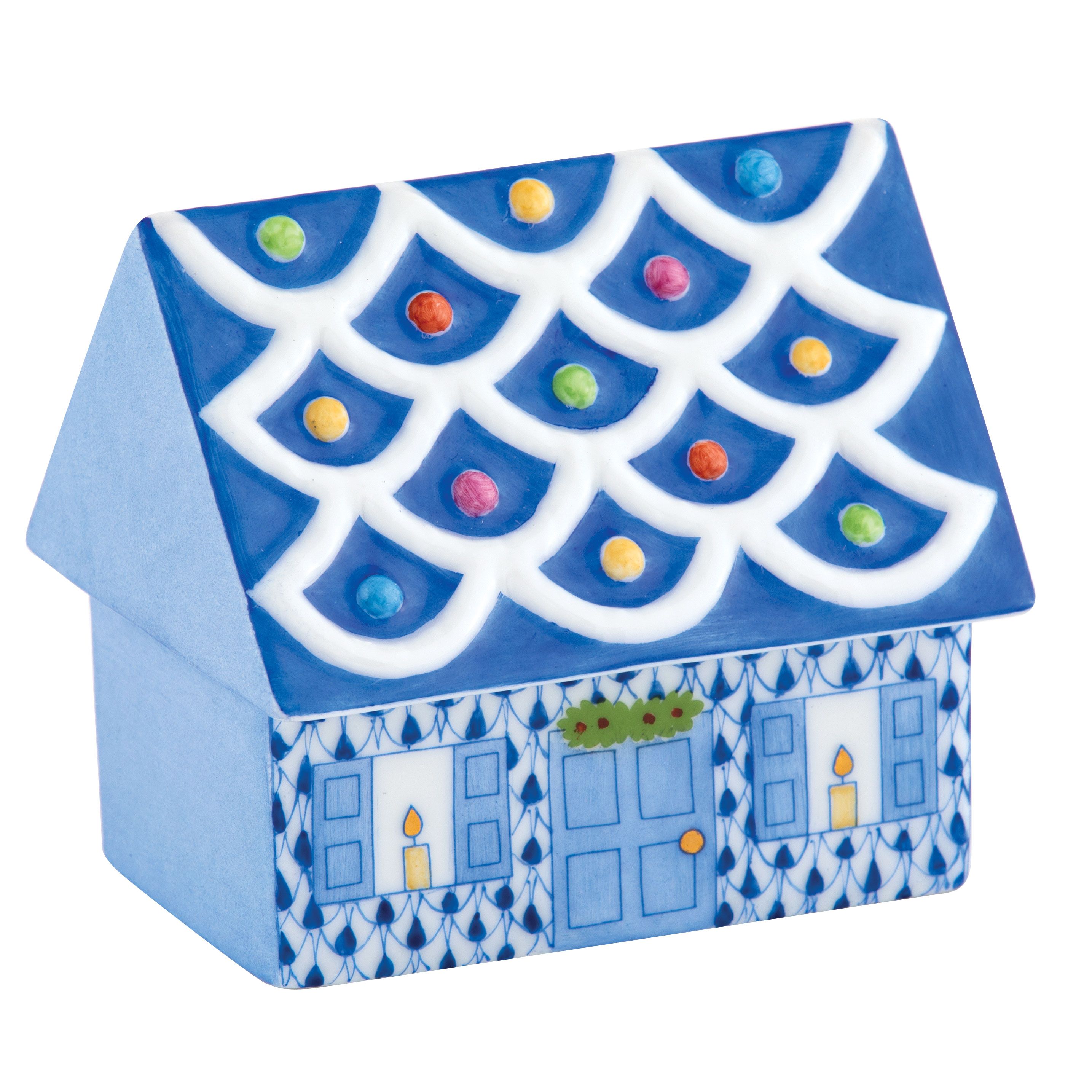 Cozy Gingerbread House- Sapphire