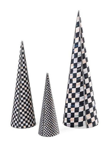 Courtly Cone Trees Set Of 3