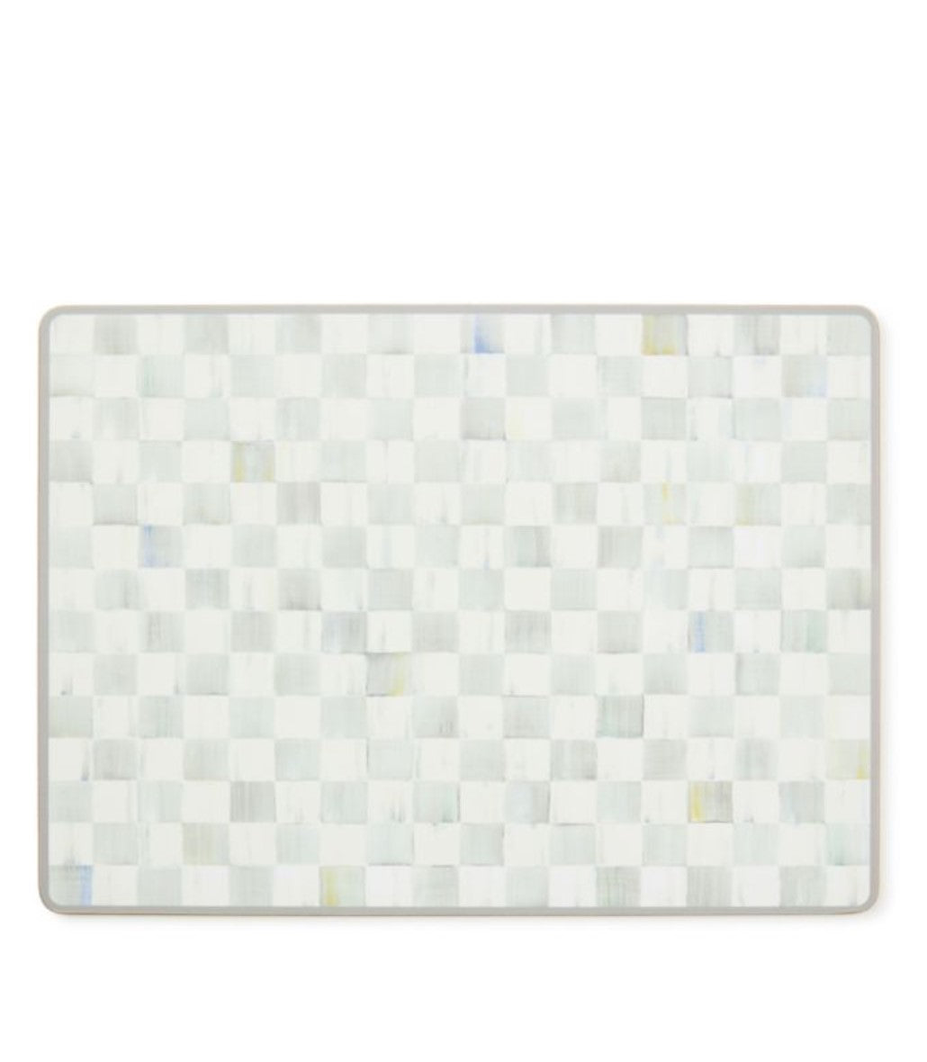 Sterling Check Cork Back Placemats, set of 4