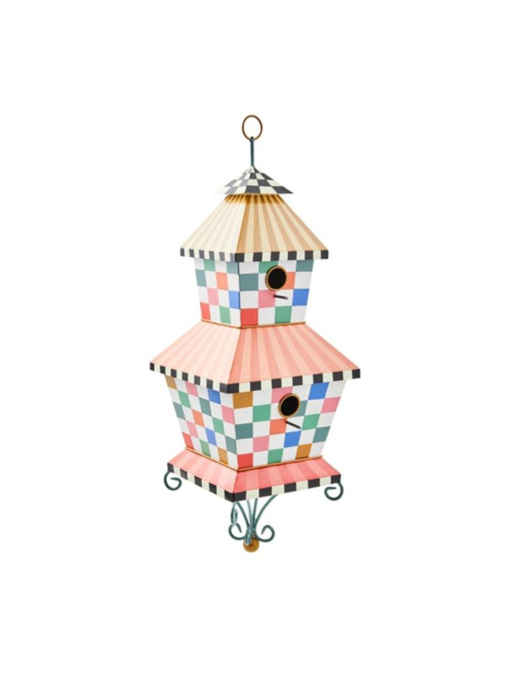 Dolce Vita Check Birdhouse