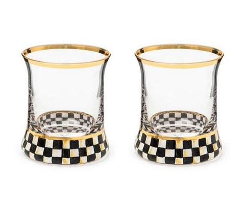 Courtly Check Tumbler Glass Set of 2