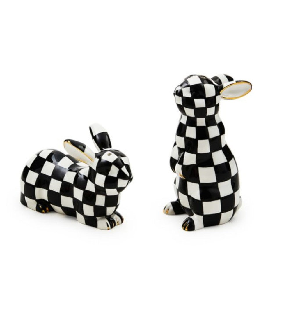 Courtly Bunny Salt & Pepper Set