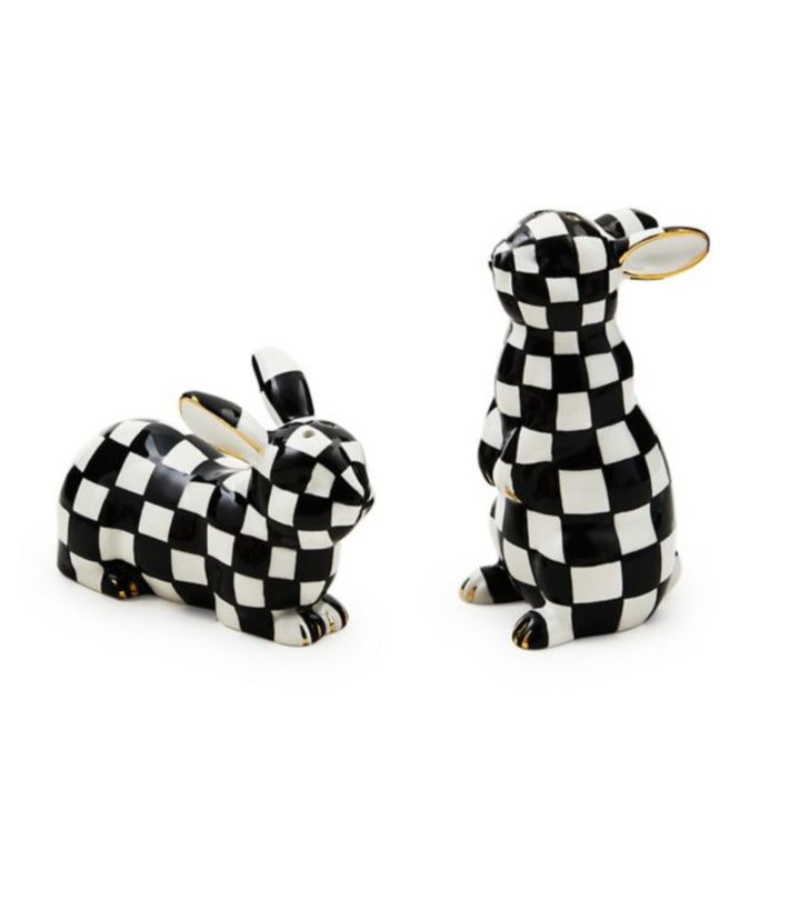 Courtly Bunny Salt & Pepper Set
