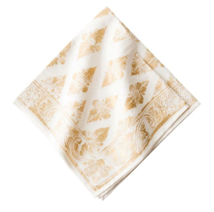 Florentine Gypsy Napkin - Gold/Whitewash set of 3
