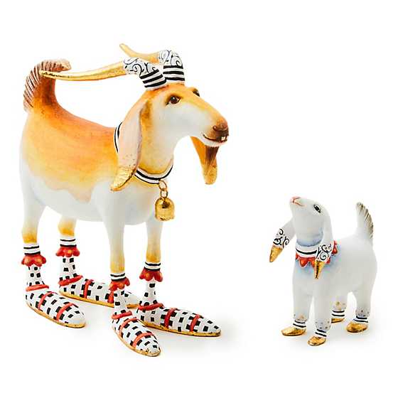 Patience Brewster Nativity Nathan & Noel Goat Figures