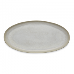 Plume Oval Platter Pearl
