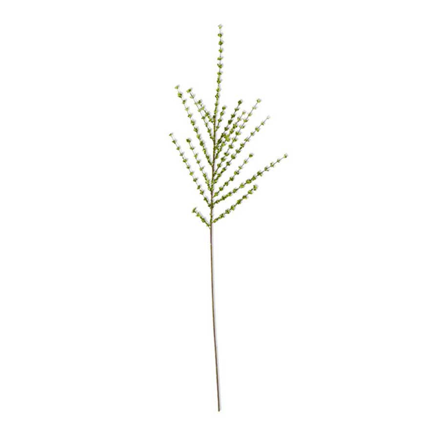 Green Mini Berry Branch Stem 56"