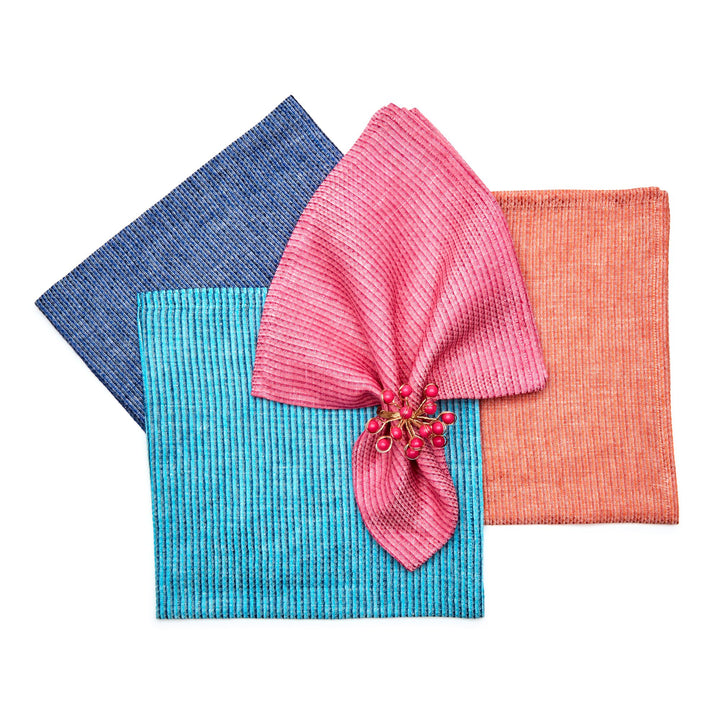 Jewel Pique Napkin Turquoise Set of 6