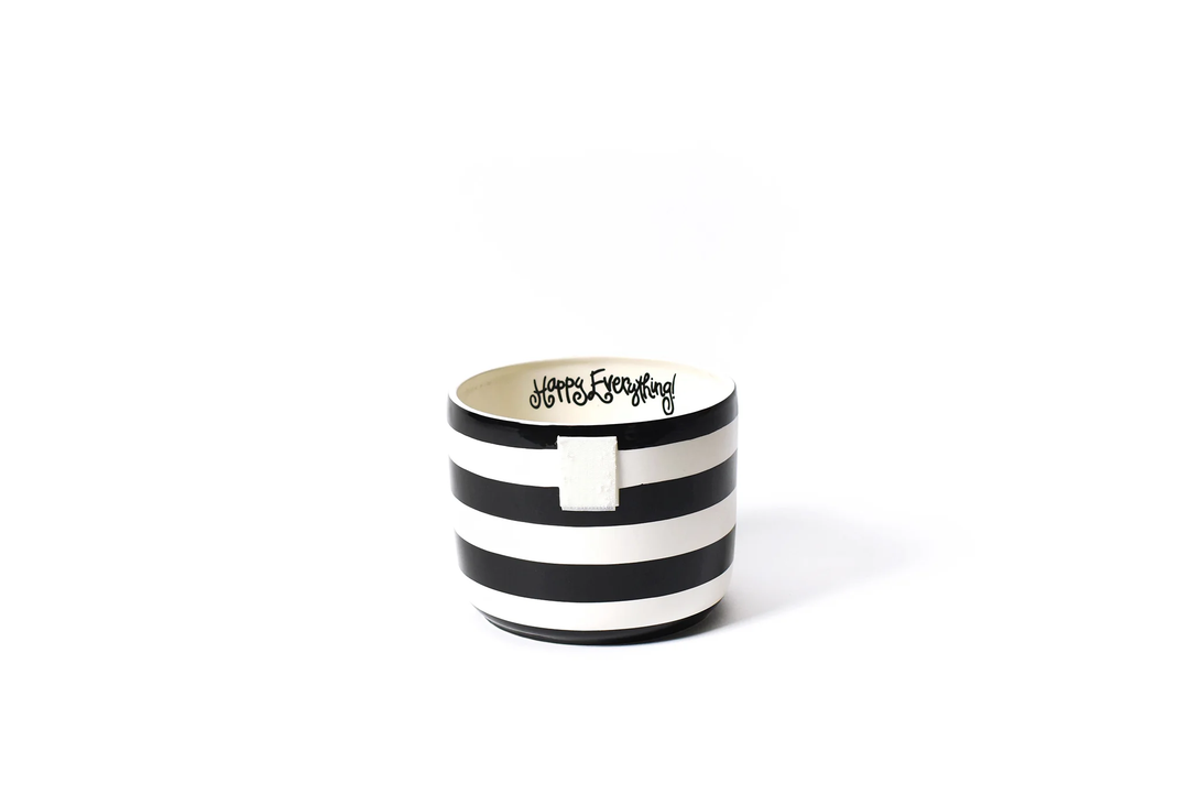 Black Stripe Mini Bowl