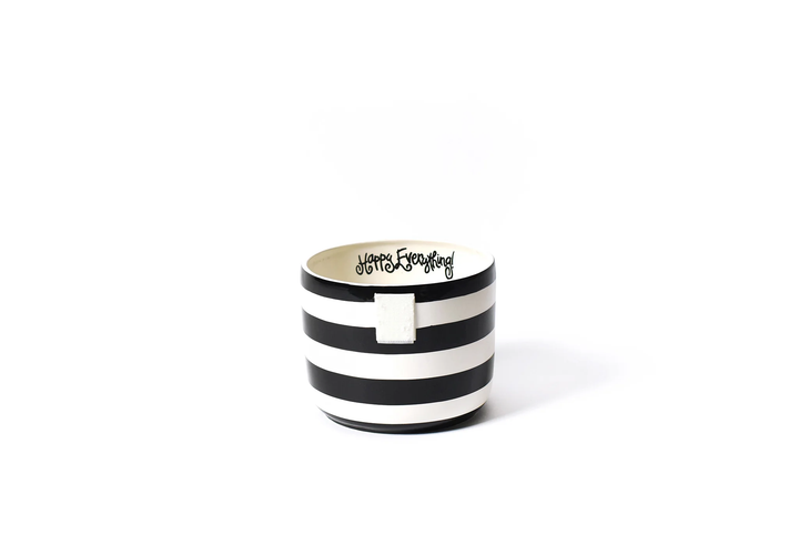 Black Stripe Mini Bowl