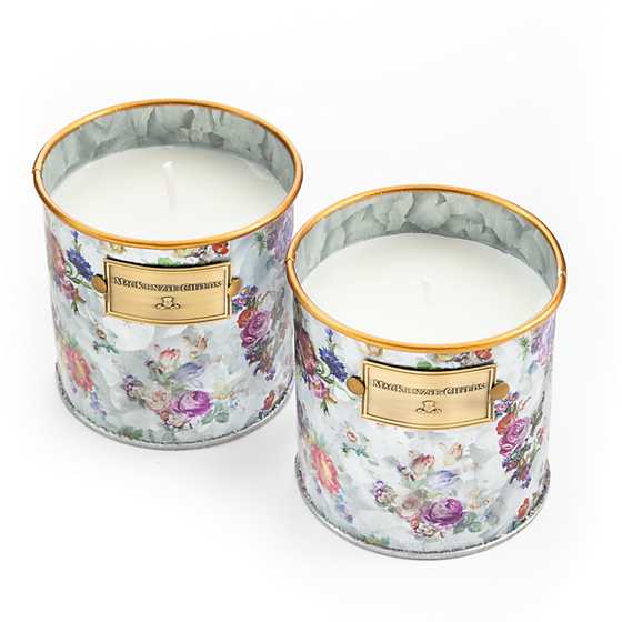 Flower Market Citronella Candles Small Set of 2
