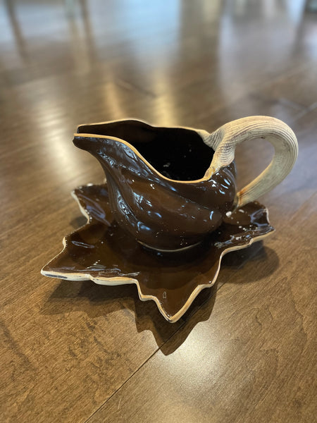 Sauce Boat/Tray Leaf Spice
