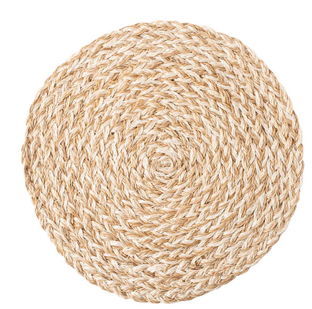 Woven Straw White Placemat