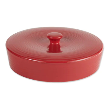 Tortilla Warmer - 10In - Stoneware - Red