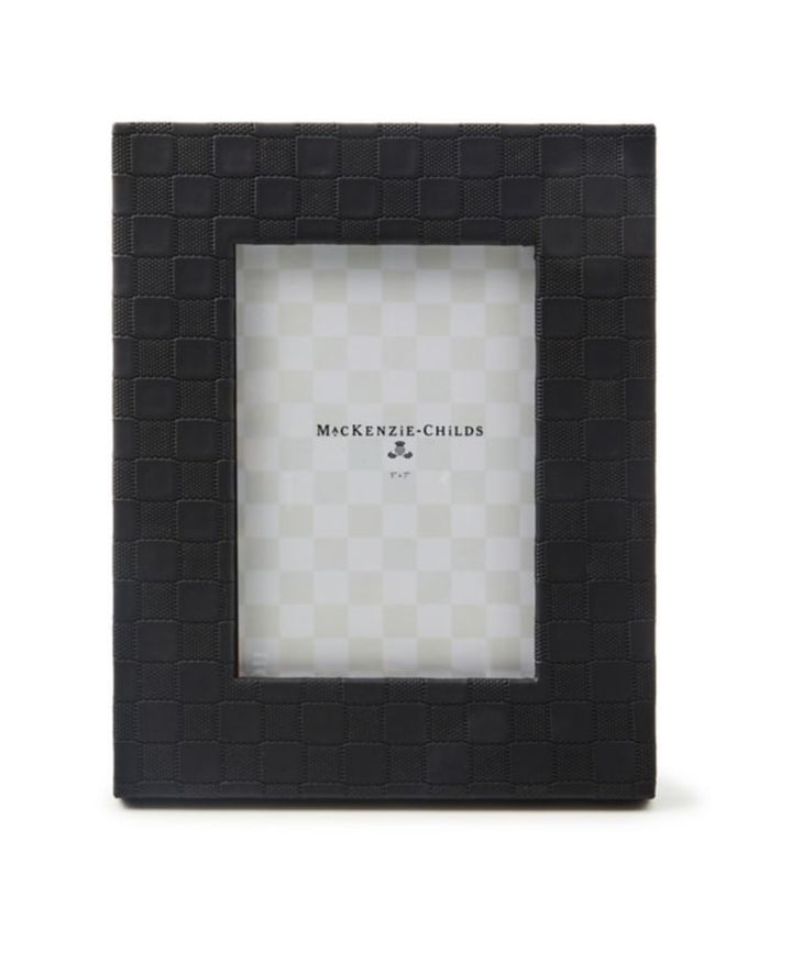 Black Faux Leather Frame 5 x 7