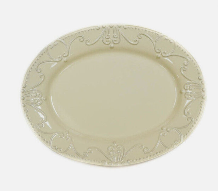 Isabella Oval Platter Linen