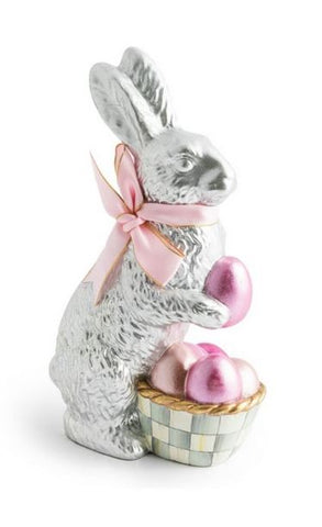 Touch of Pink Foil Bunny Silver